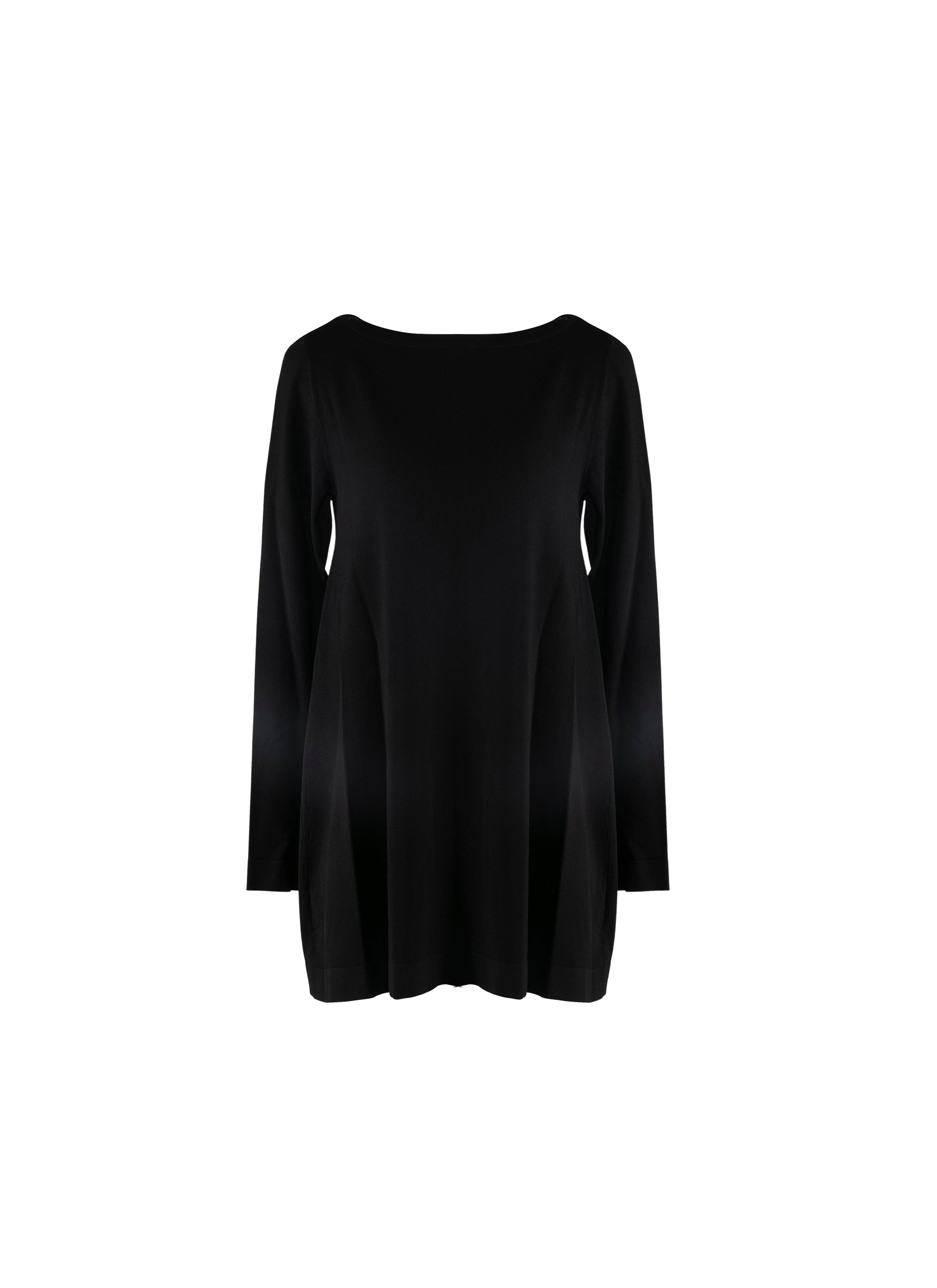 Pull à manches longues en maille - Noir
