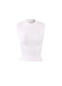 Top sans manches - Blanc