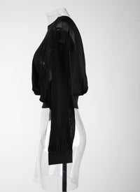 Pull à manches longues Déesses en maille - Noir
