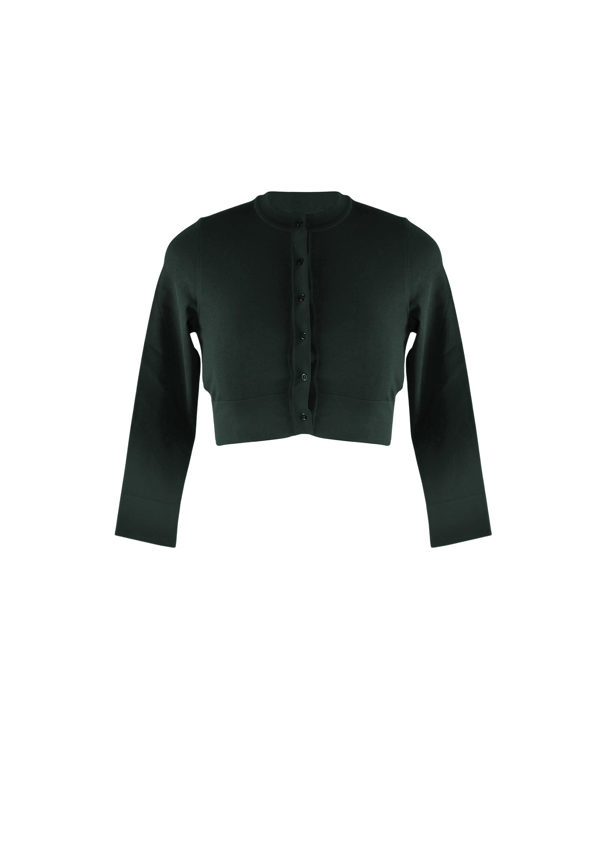 Long sleeve knitted cardigan - Imperial Green
