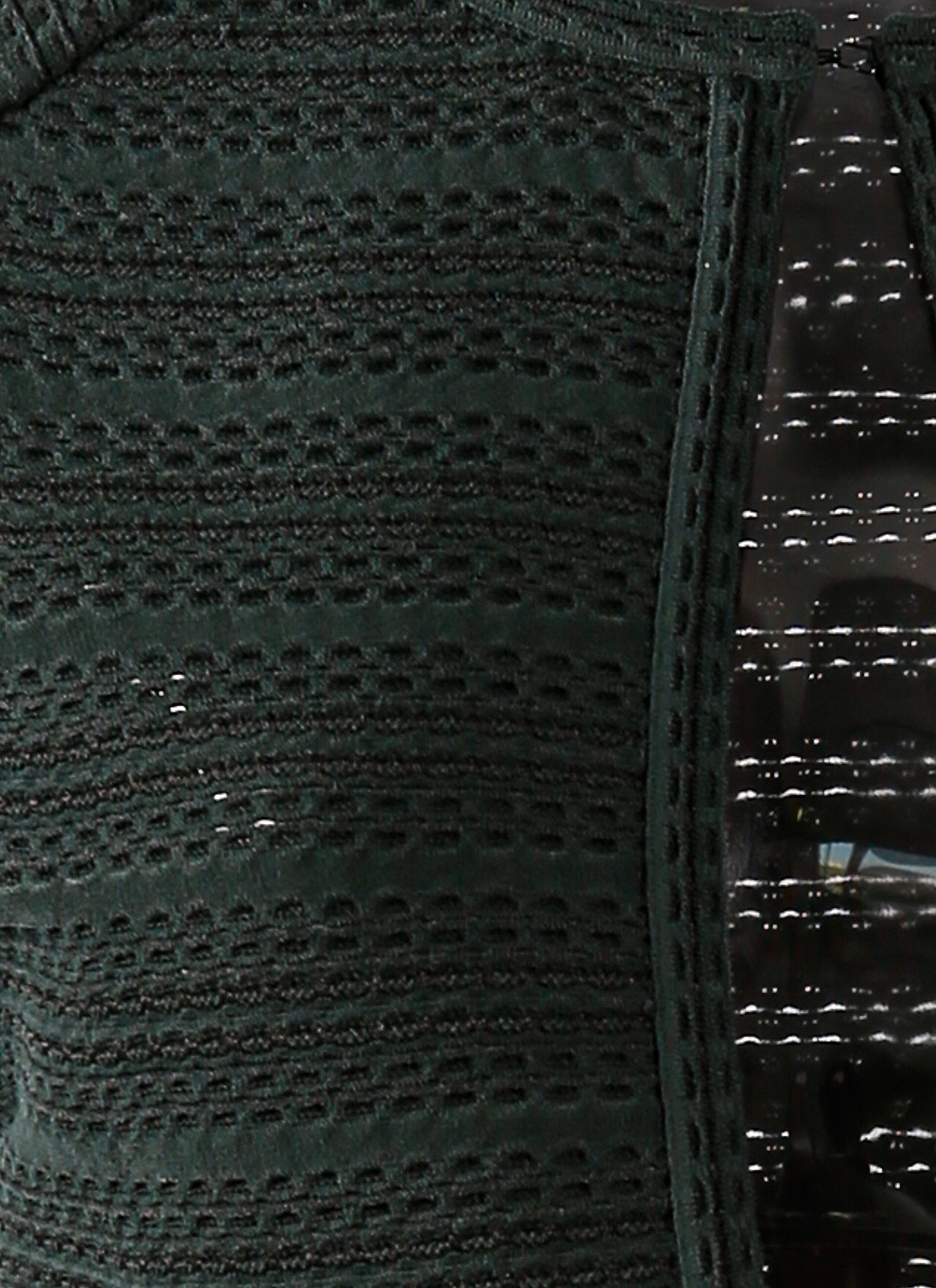 Cardigan à manches courtes Brocart en maille - Vert Imperial