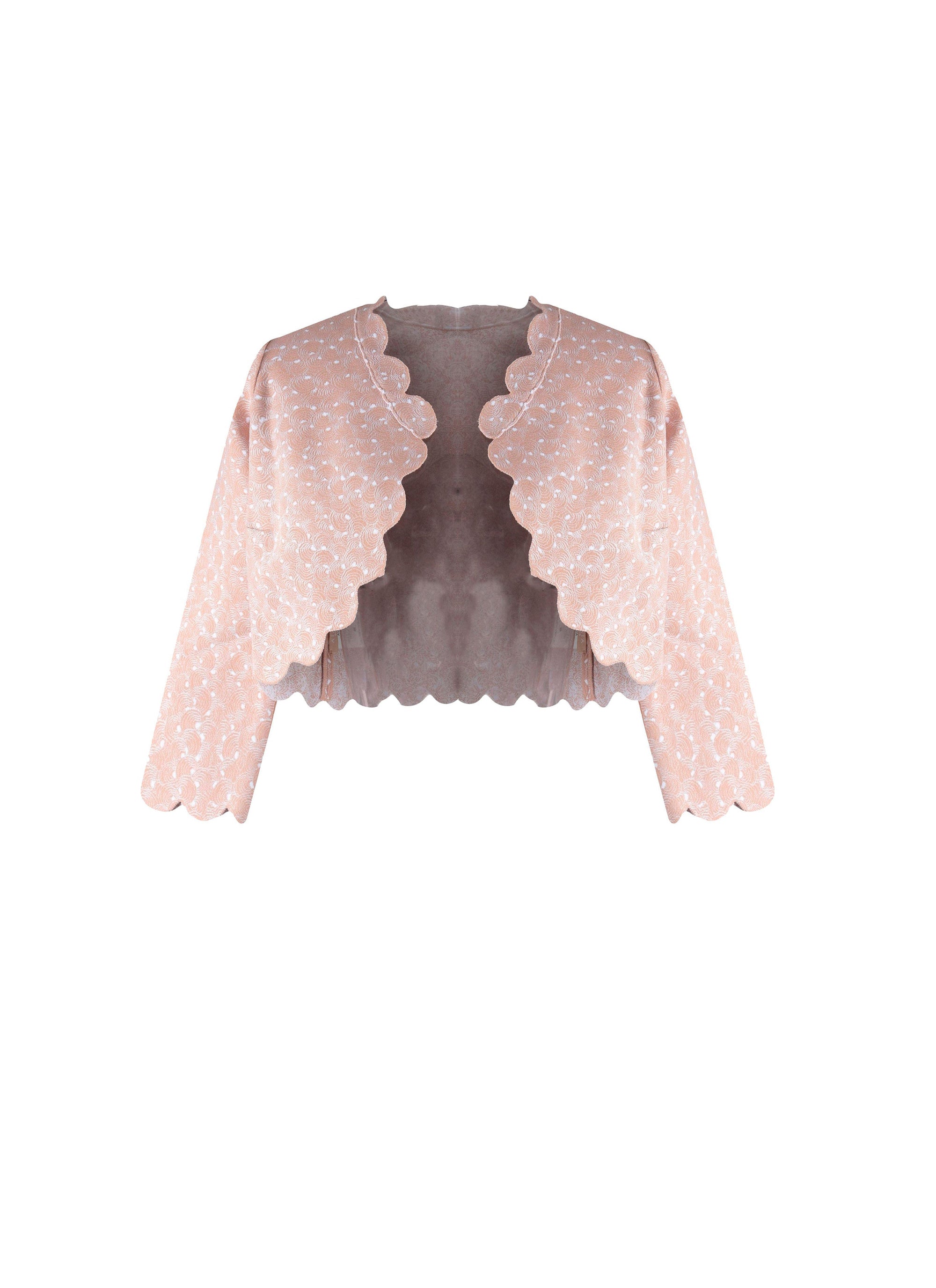 Cardigan à manches longues Camée en maille - Rose Chair