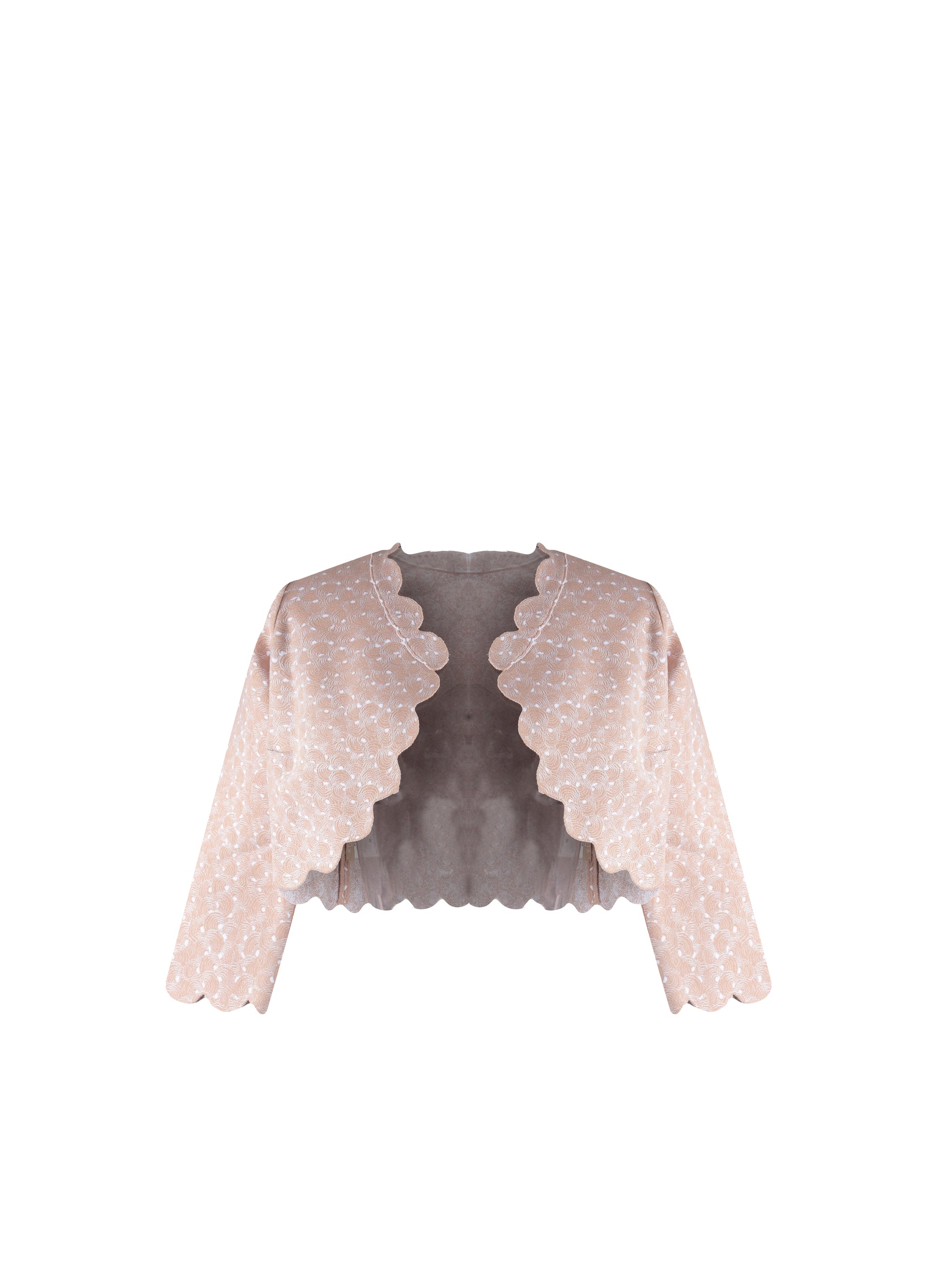 Cardigan à manches longues Camée en maille - Rose Chair