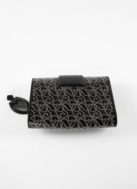 Pochette Simone en cuir - Noir
