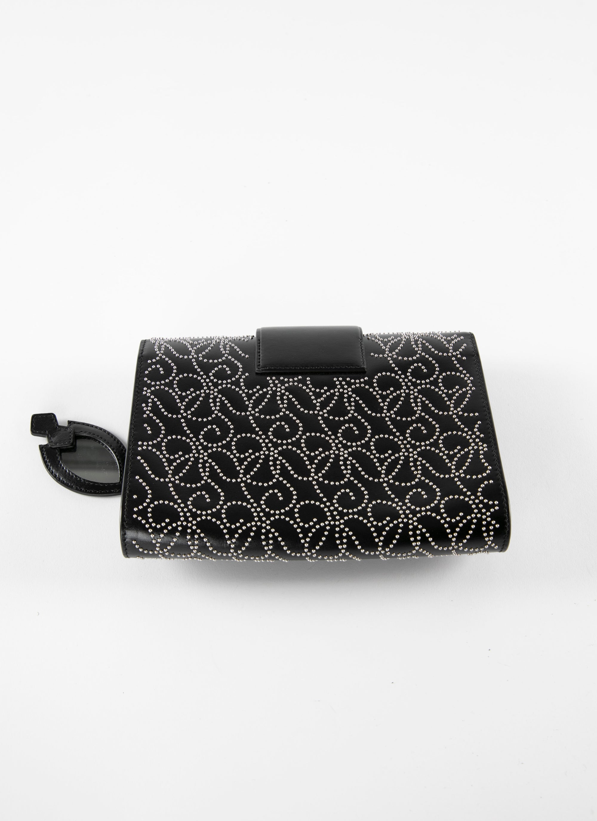Pochette Simone en cuir - Noir