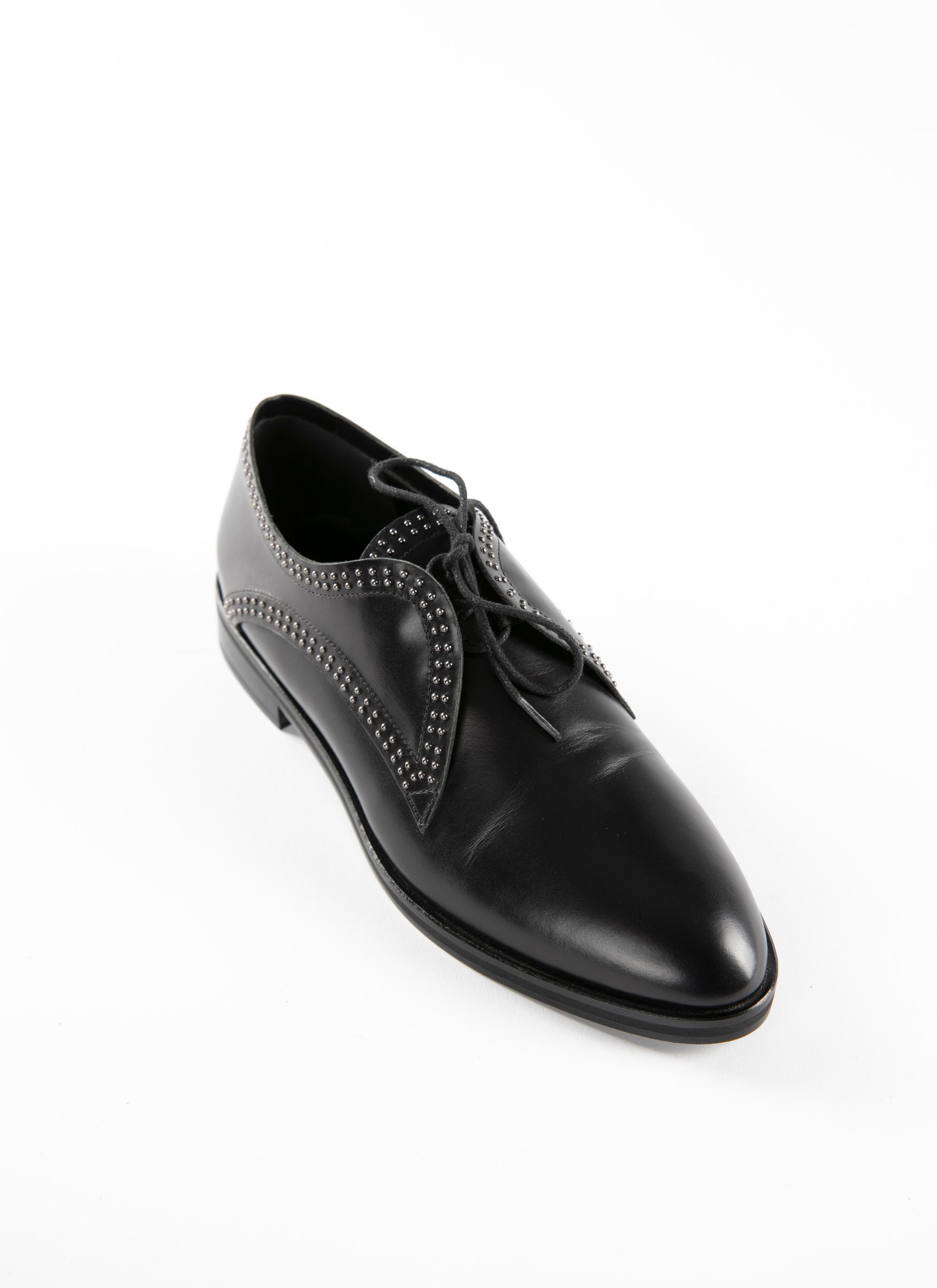 Derby en cuir - Noir
