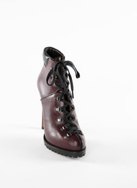 Bottines 130 en cuir - Bordeaux
