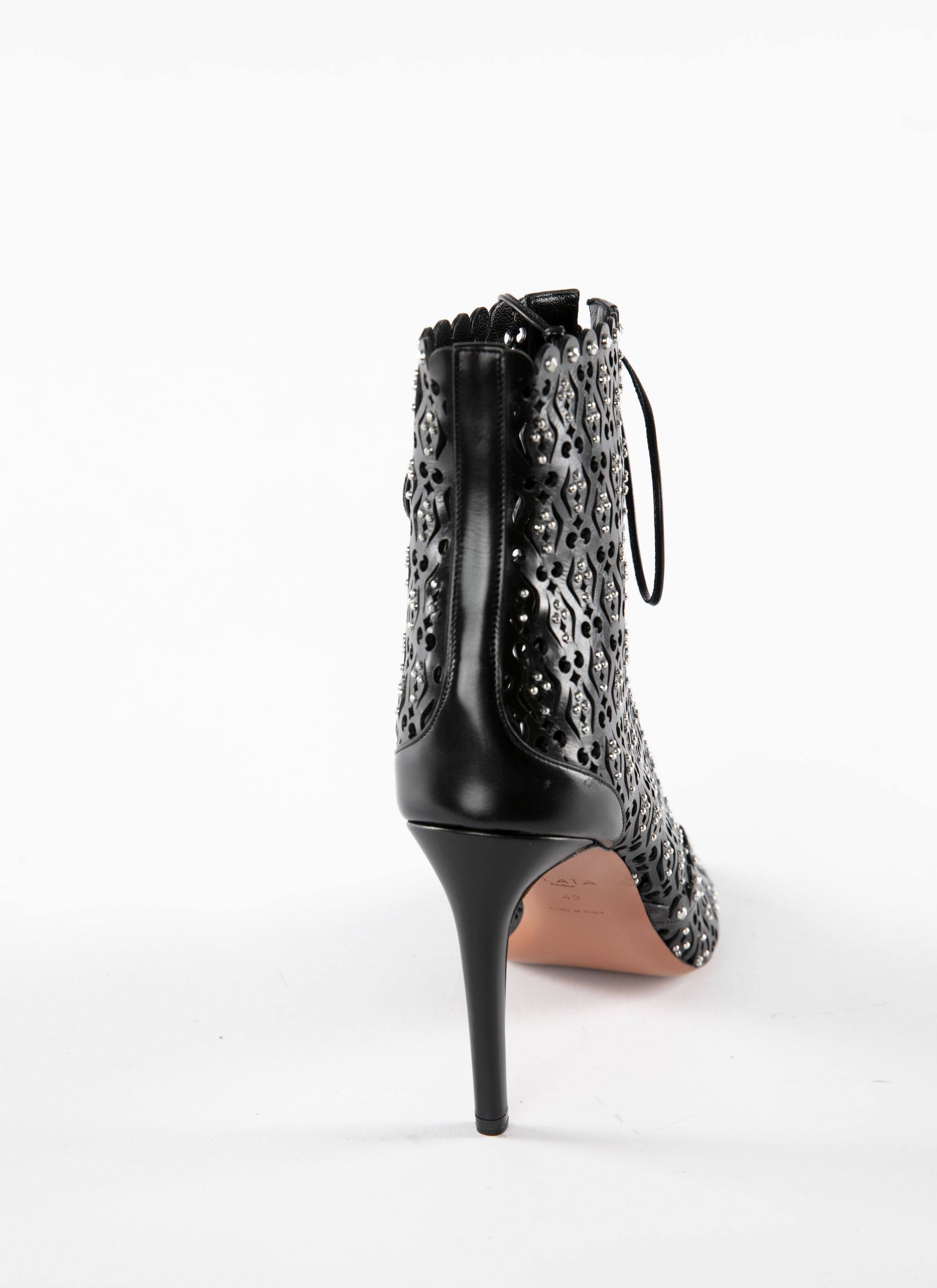 Bottines 90 en cuir - Noir