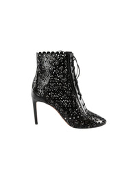 Bottines 90 en cuir - Noir