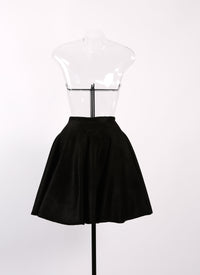 Knitted skirt - Black intense