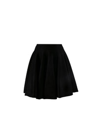 Knitted skirt - Black intense