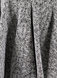 Robe à manches courtes Spider en maille - Blanc & Noir