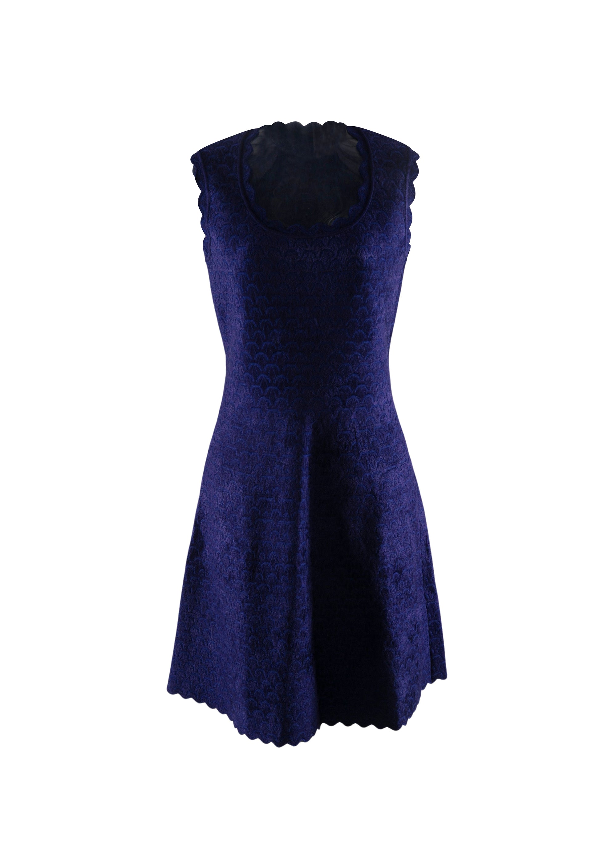 Robe sans manches Moonlight en maille - Bleu Fonce