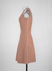 Robe sans manches Moonlight en maille - Nude