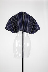 Short-sleeved cardigan Knitted kimono - Black & Blue
