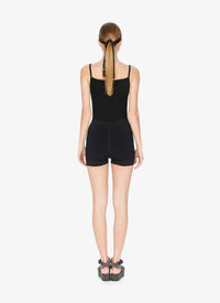 Supreme bodysuit in wool - Black intense
