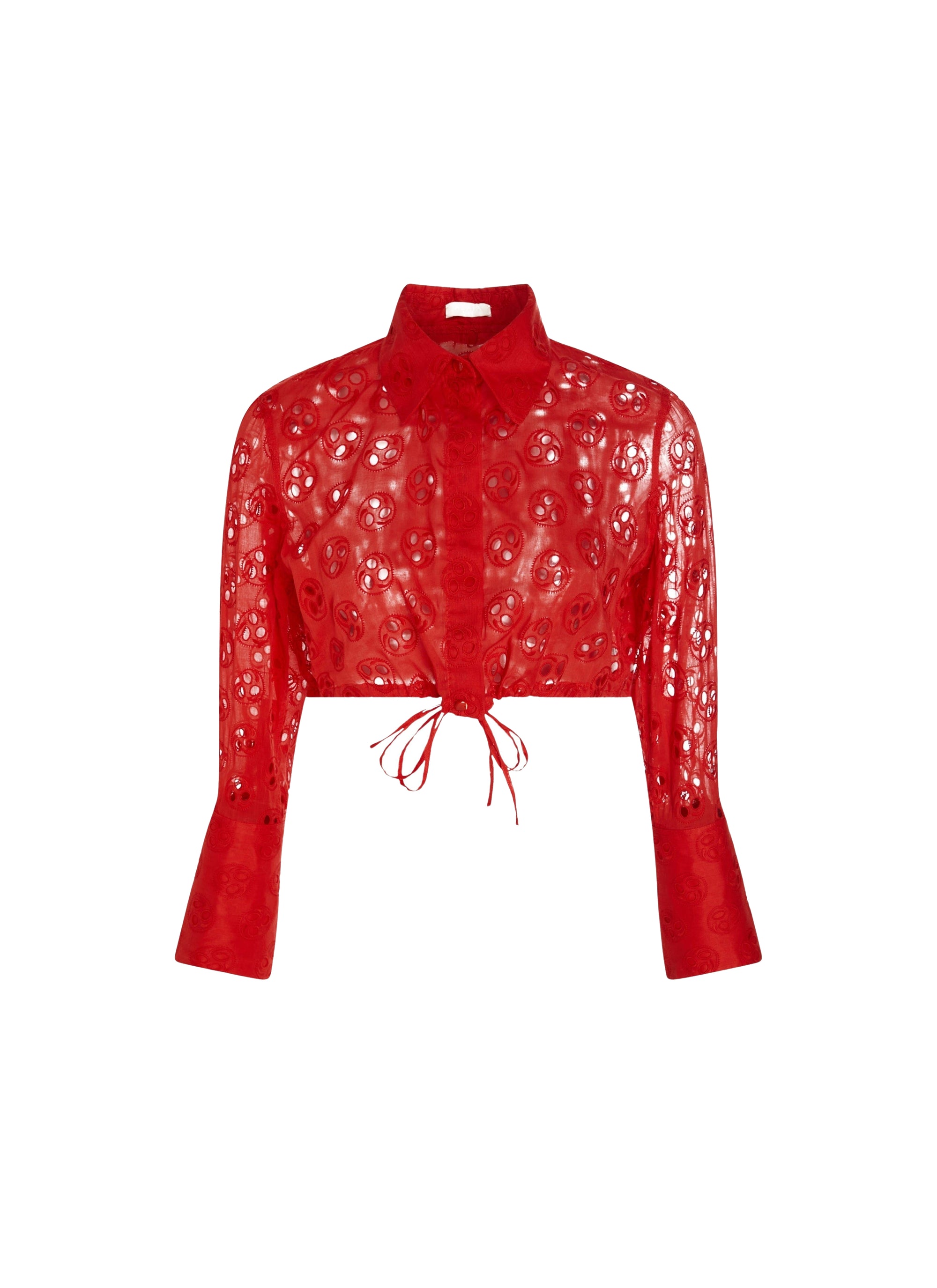 Roseraie shirt - Scarlet