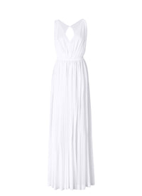Sleeveless dress - White