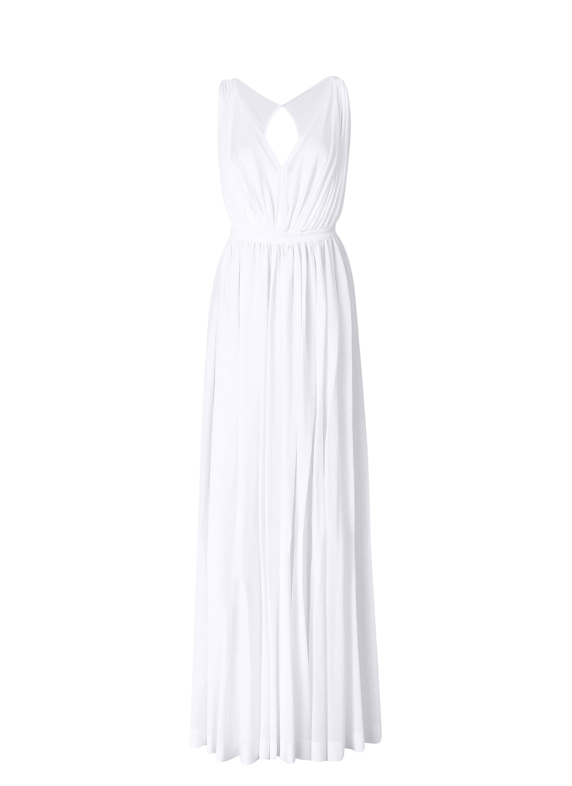 Sleeveless dress - White