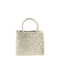 Sac cabas Garance 16 en cuir - Ivoire