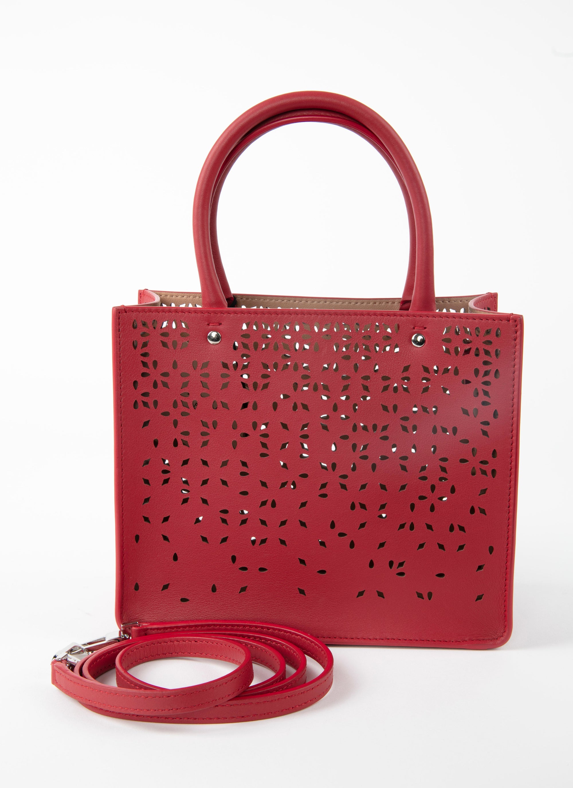 Sac Garance Fiori Gonna en cuir - Laque