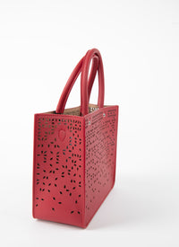 Sac Garance Fiori Gonna en cuir - Laque