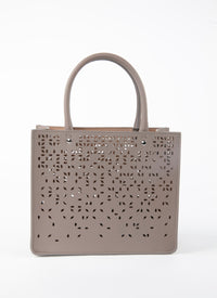 Garance Fiori Gonna bag in leather - Turtle Dove