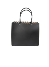 Sac Garance Carrera Fiori en cuir - Noir