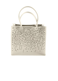 Bag Garance 28 in leather - Ivory