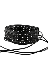 Leather Hinge Belt - Black