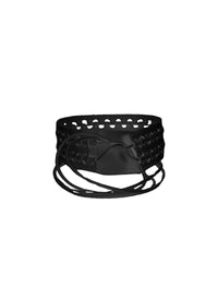 Leather Hinge Belt - Black