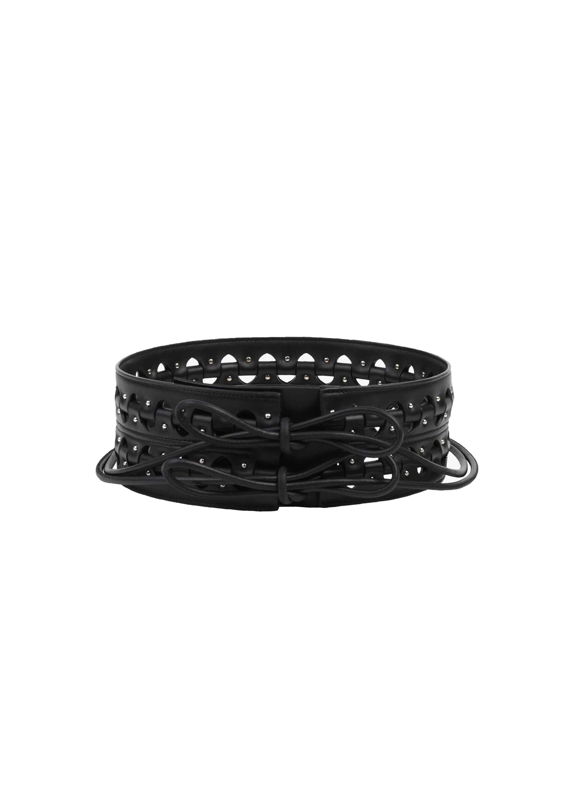 Leather Hinge Belt - Black