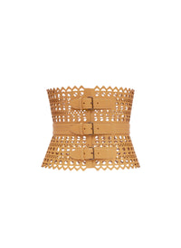 Corset large en cuir - Dune
