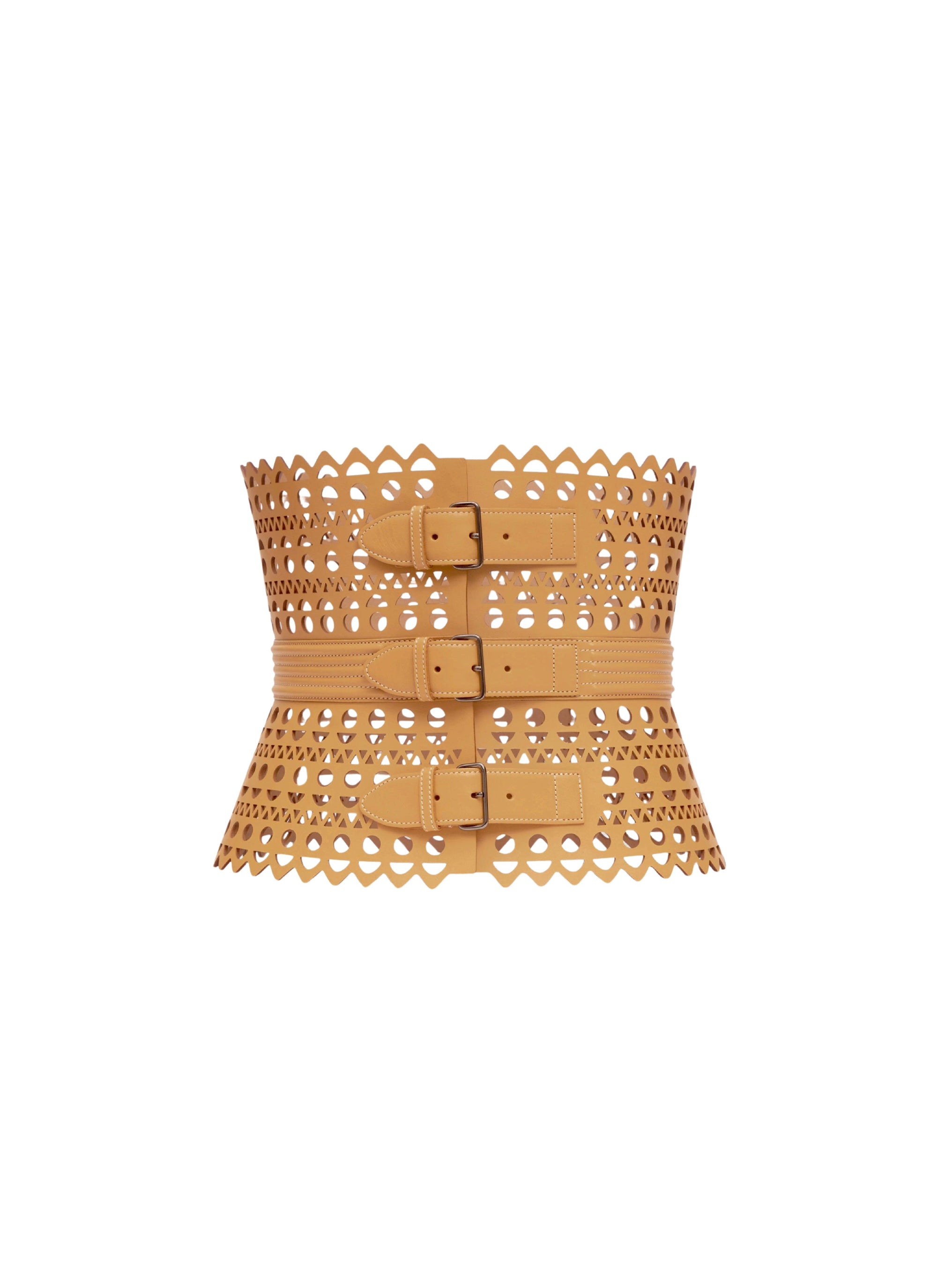 Corset large en cuir - Dune