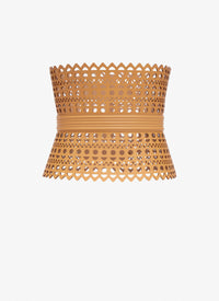 Corset large en cuir - Dune