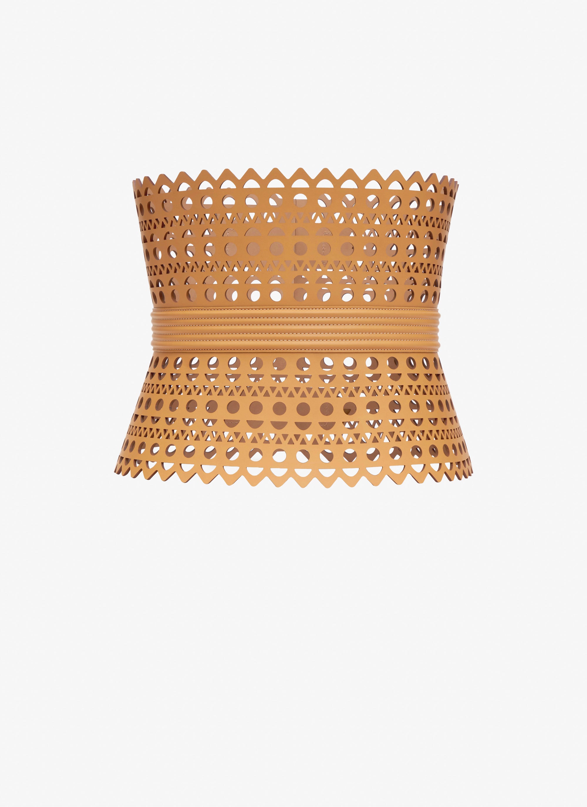 Corset large en cuir - Dune
