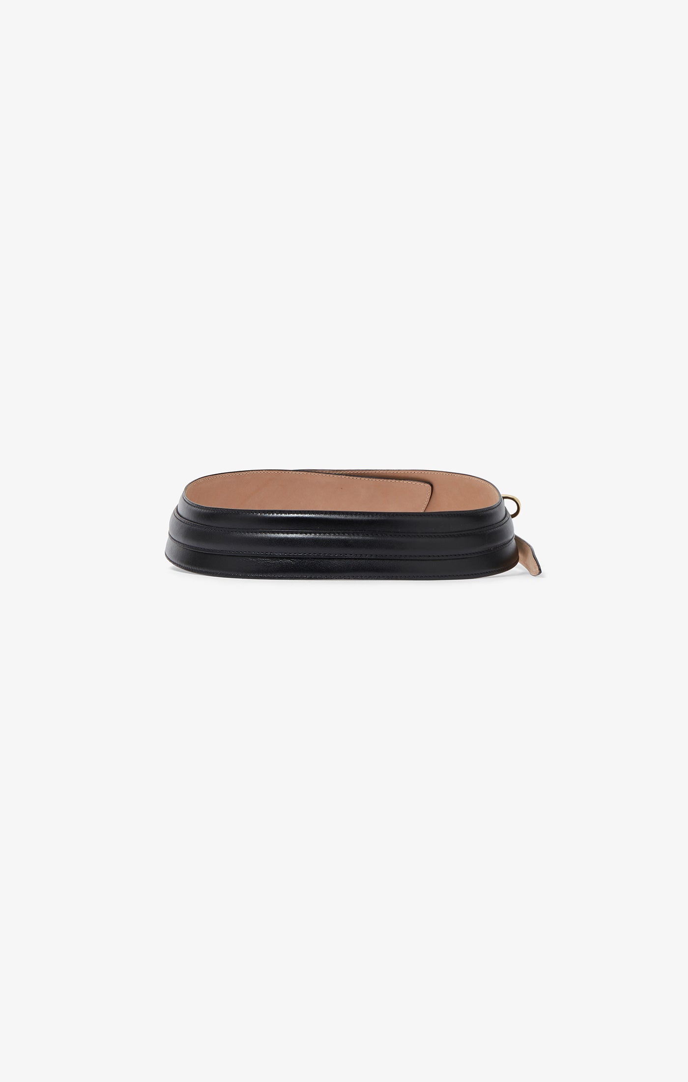 Mini Mina Leather Belt - Black
