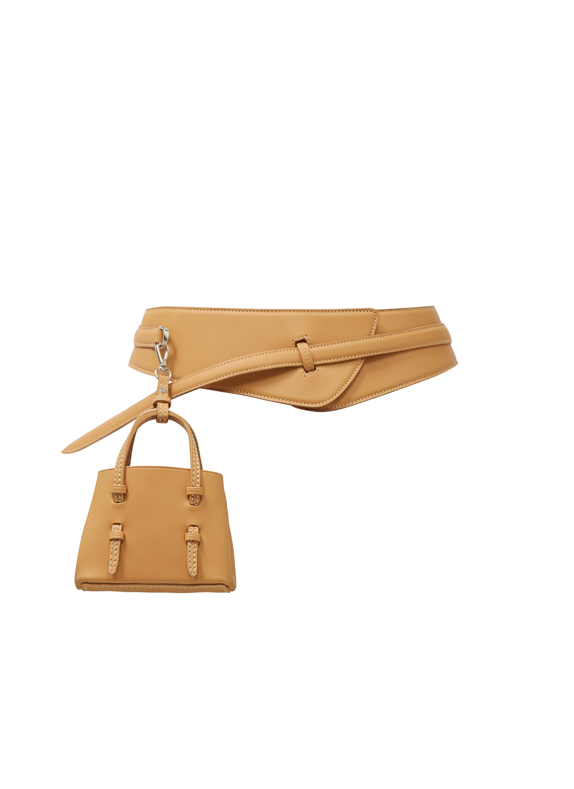 Mini ceinture Mina en cuir - Dune