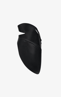 Harnais corset en cuir - Noir