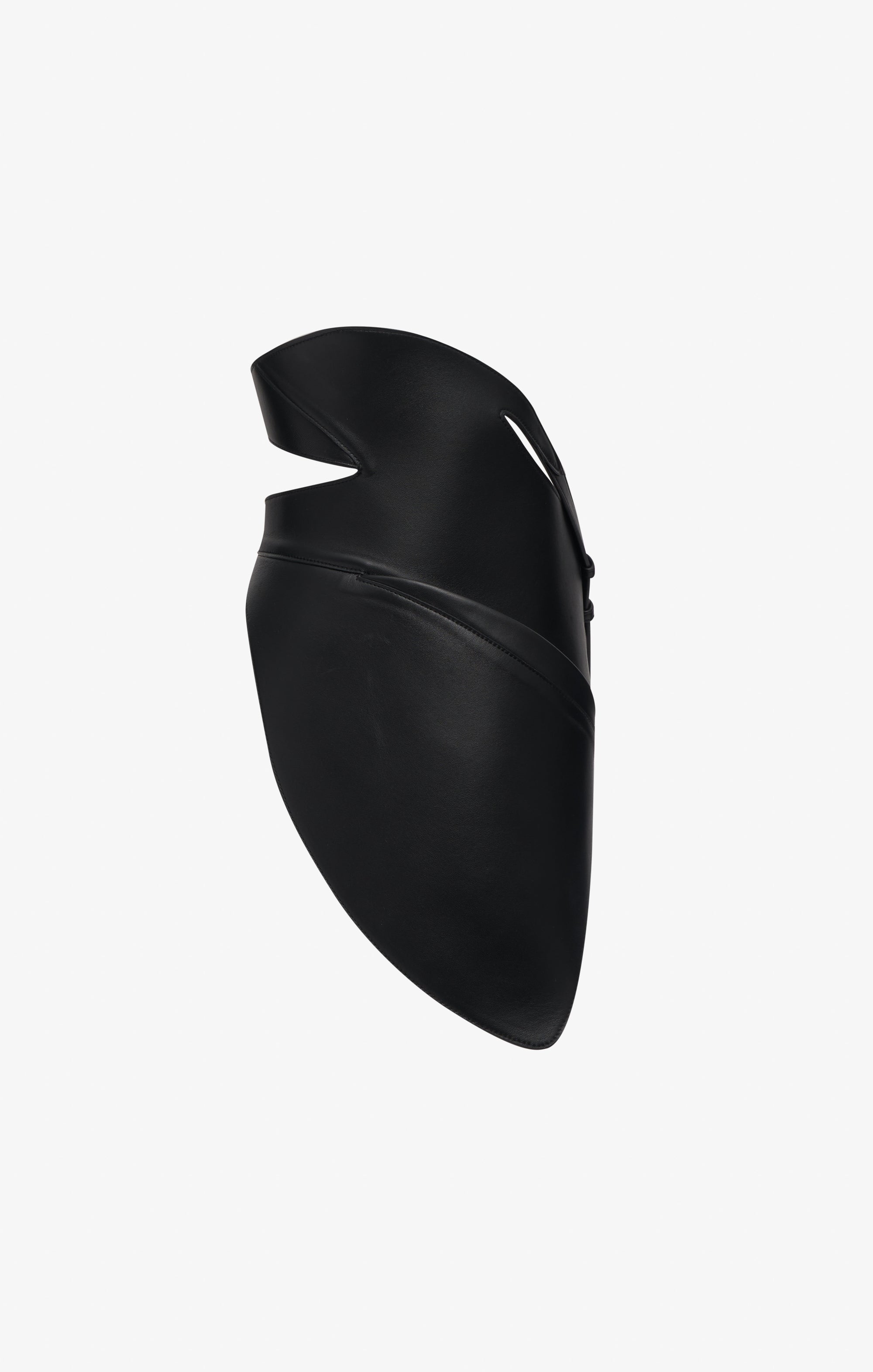 Harnais corset en cuir - Noir