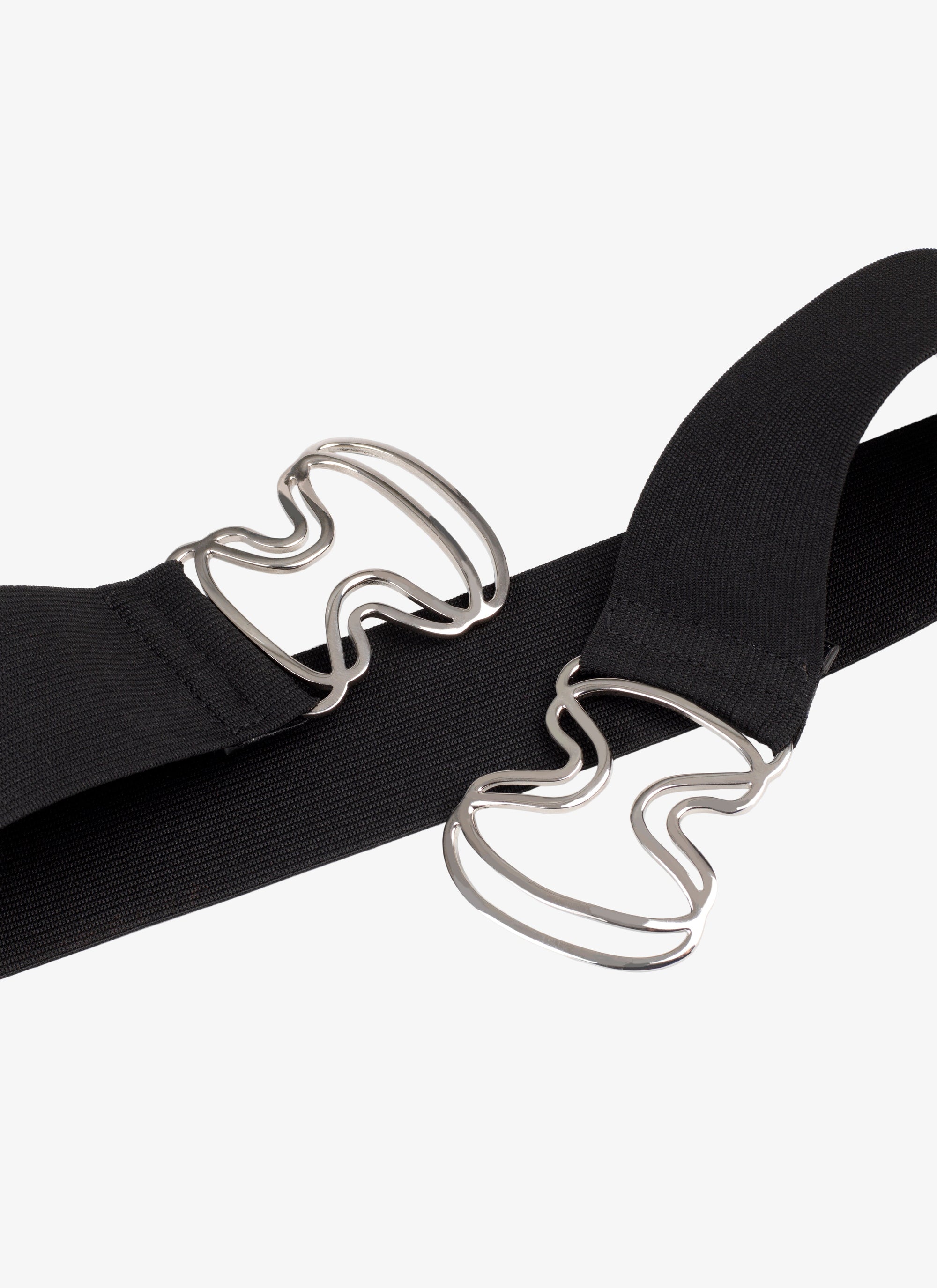 Ceinture à attaches graphiques - Noir