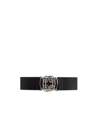 Ceinture à attaches graphiques - Noir
