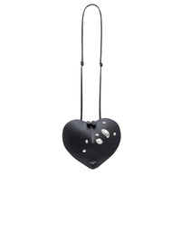 Petit sac Le Cœur en cuir - Noir