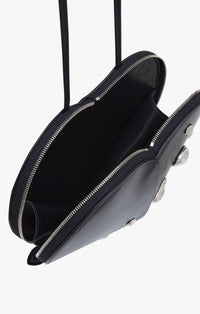 Petit sac Le Cœur en cuir - Noir