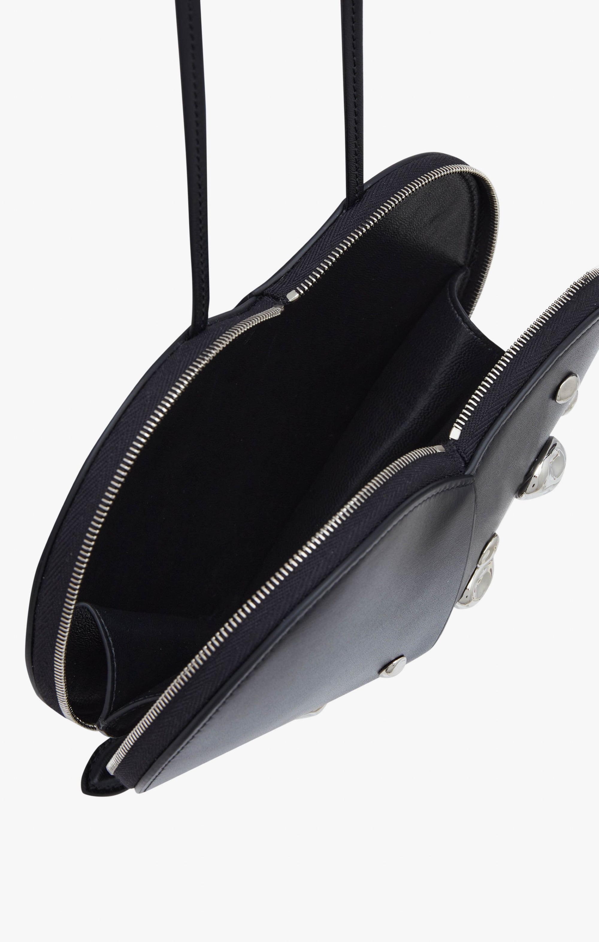 Petit sac Le Cœur en cuir - Noir