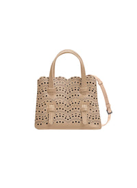 Petit sac Mini Mina en cuir - Sable
