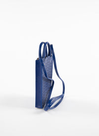 Porte téléphone Garance en cuir - Ultra Bleu