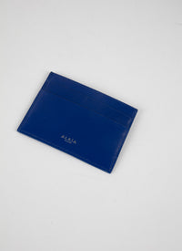 Porte cartes en cuir - Ultra Bleu