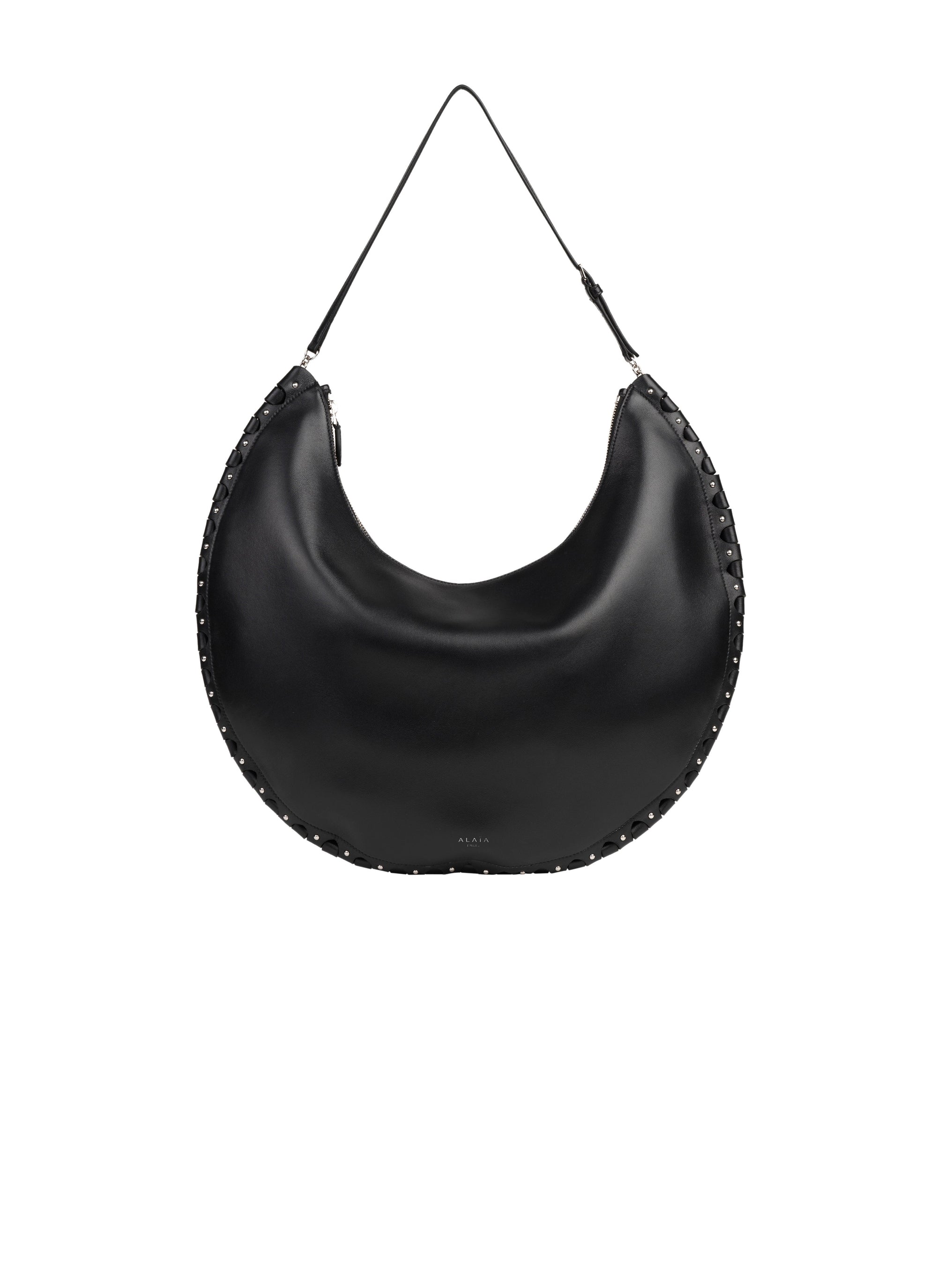 Half moon large bag - Black intense