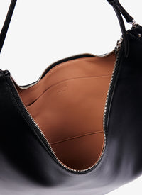 Half moon large bag - Black intense